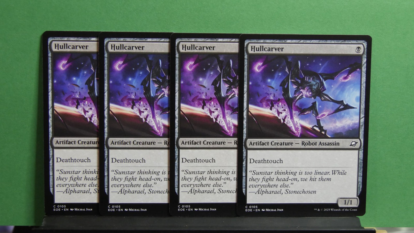 Hullcarver x4 regular finish EOE 105 MTG playset