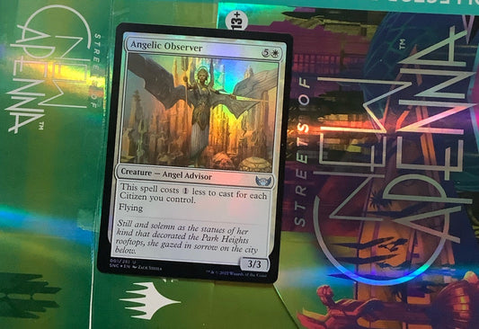 MTG SNC: Angelic Observer (Creature) Streets of New Capenna Uncommon Foil 01/281