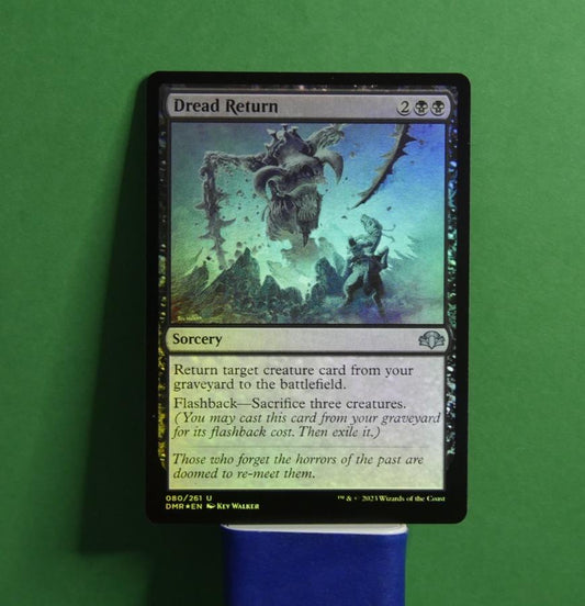 Dread Return foil sorcery card from Dominaria Remastered 080/261 Magic the Gathering