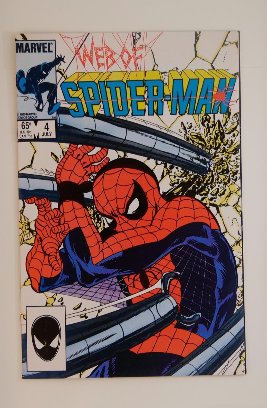 Web of Spider-Man #4 (1985) — Marvel Direct Edition, John Byrne Cover