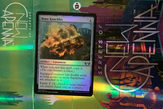 MTG SNC: Brass Knuckles (Artifact) Streets of New Capenna Uncommon Foil 234