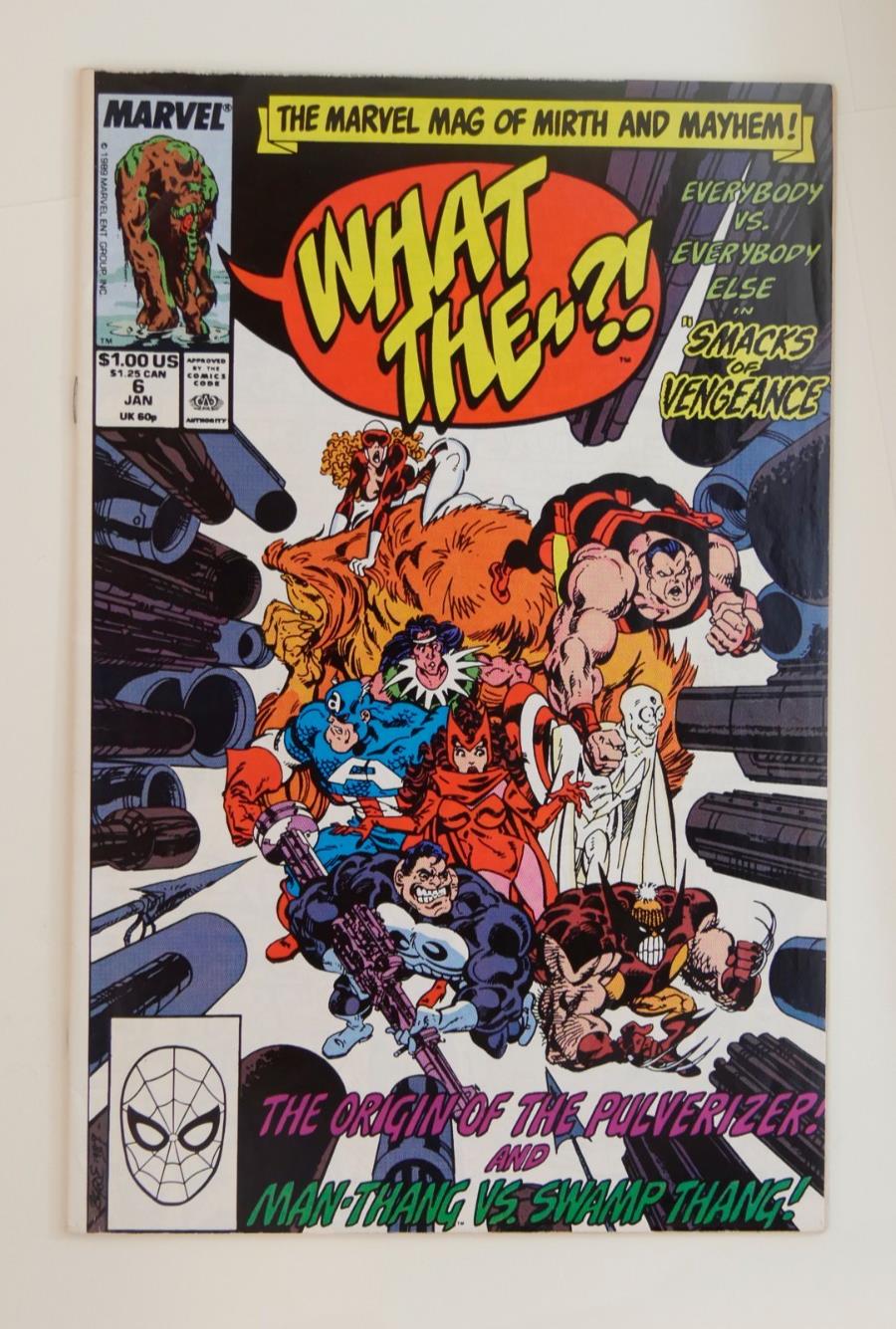 What The--?! #6 (1990) — Marvel Direct Edition, Parody Humor