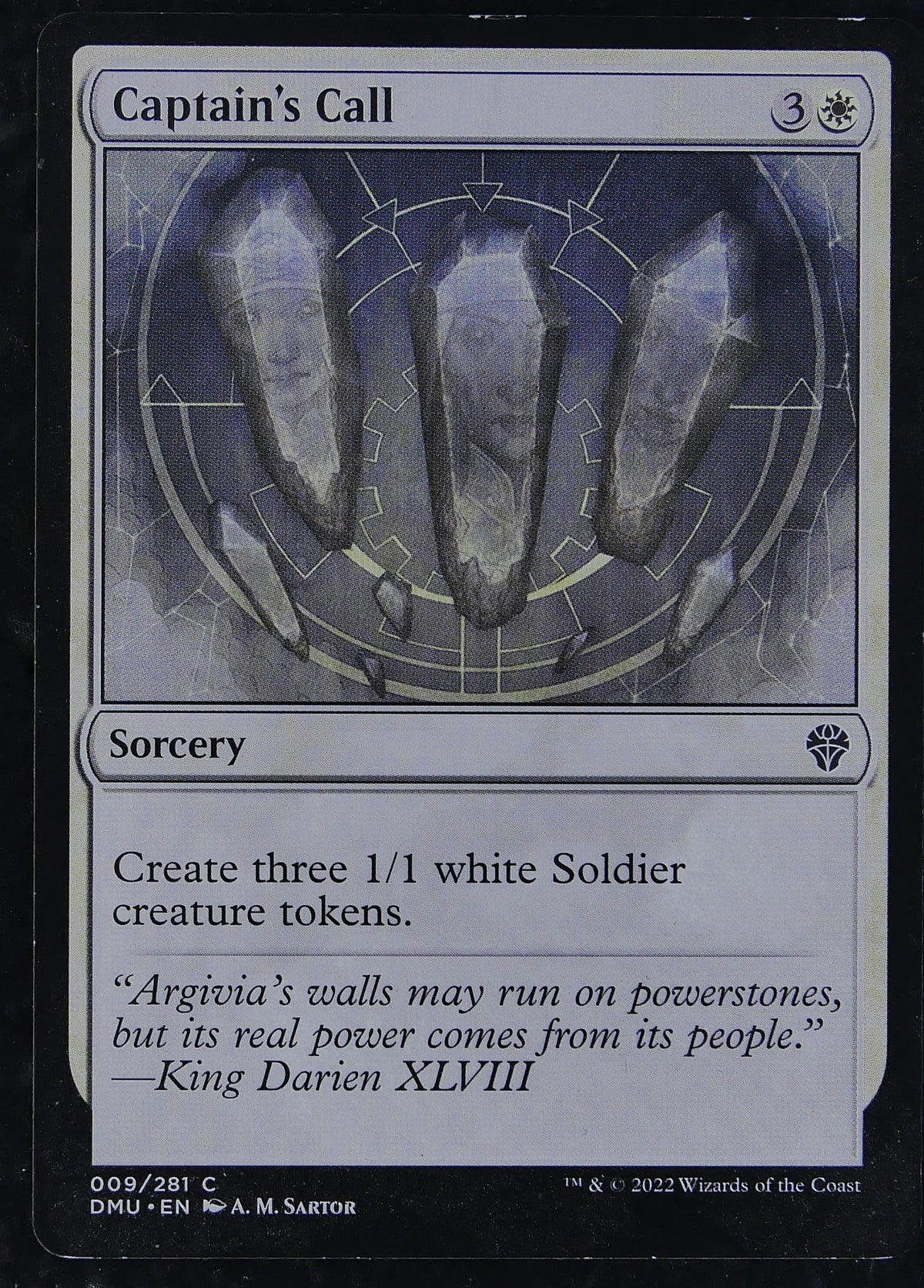 Captain's Call DMU 009 Regular MTG card DM Vault Co