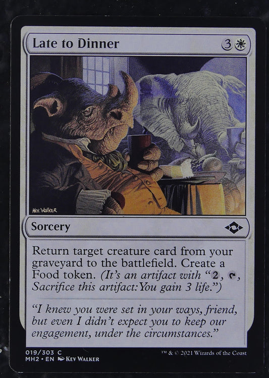 Late to Dinner MH2 019 Regular MTG card DM Vault Co