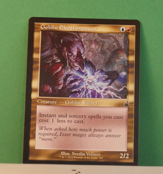 MTG RVR: Goblin Electromancer (Creature) Ravnica Remastered Retro Frame 367