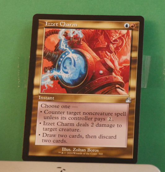 MTG RVR: Izzet Charm (Instant) Ravnica Remastered Retro Frame Uncommon 368