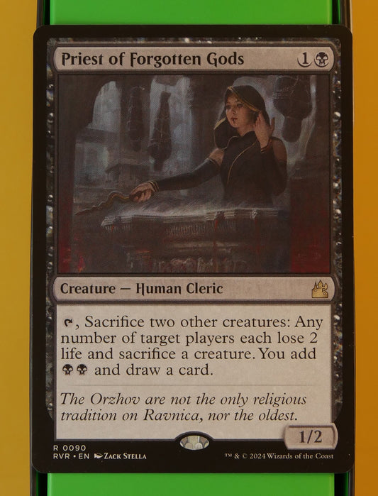 MTG RVR: Priest of Forgotten Gods (Creature) Ravnica Remastered Rare 0090