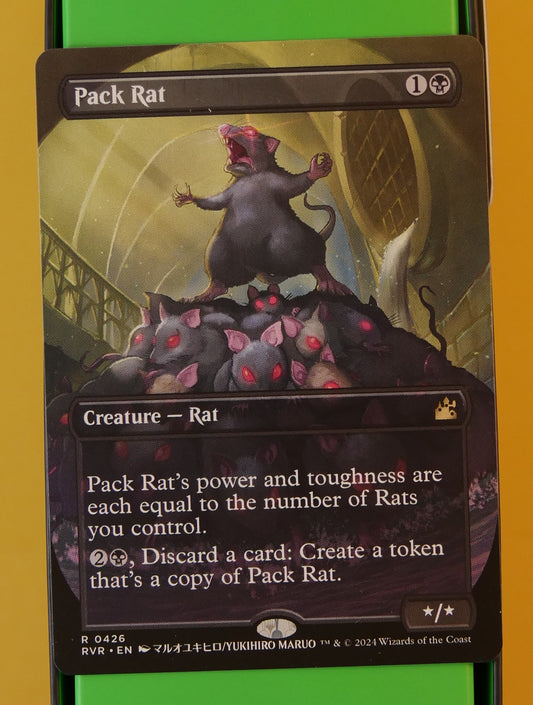 MTG RVR: Pack Rat (Creature) Ravnica Remastered Extended Art Rare 0426