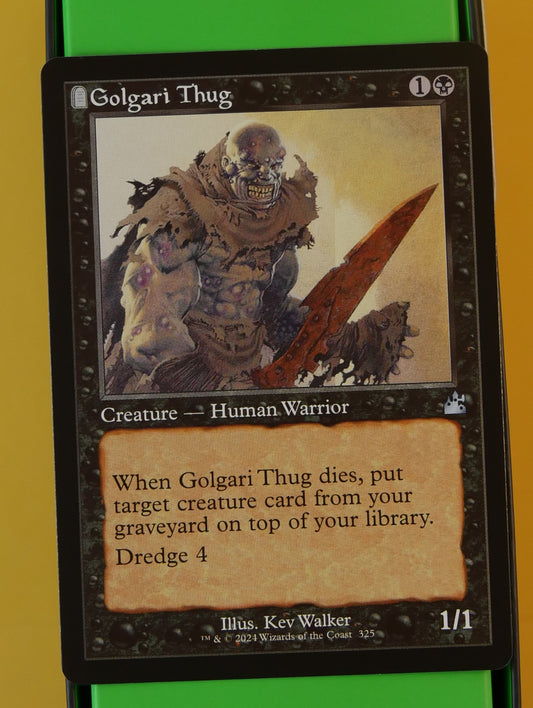 MTG RVR: Golgari Thug (Creature) Ravnica Remastered Retro Frame uncommon 325