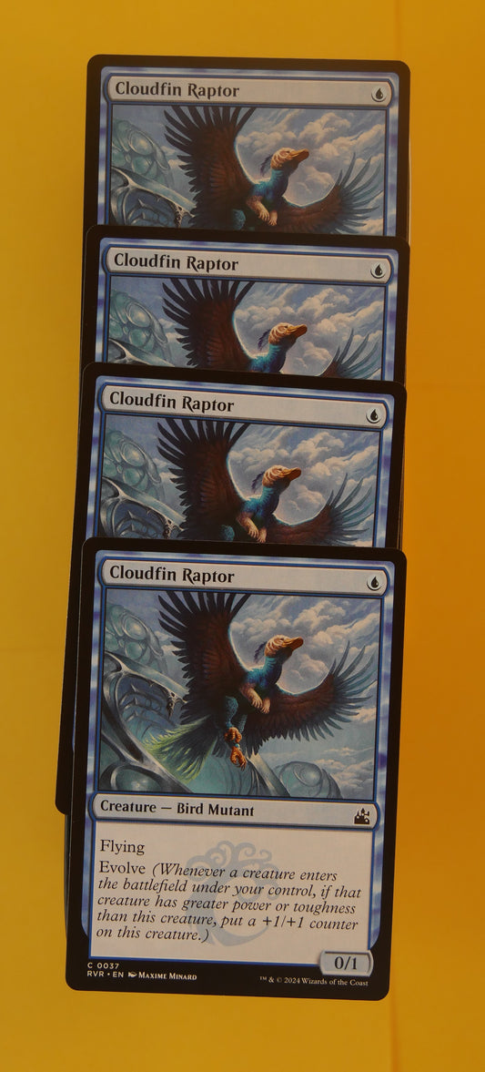 MTG RVR: X4 Cloudfin Raptor (Creature) Ravnica Remastered Common 0037