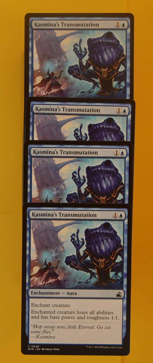 MTG RVR: X4 Kasmina's Transmutation (Enchantment) Ravnica Remastered Common 046