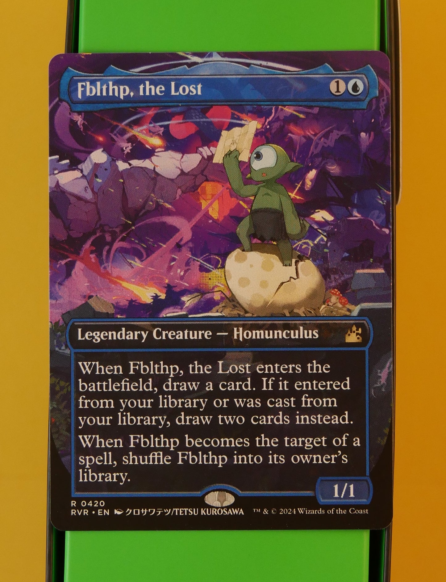 MTG RVR: Fblthp, the Lost (Creature) Ravnica Remastered Extended Art Rare 0420