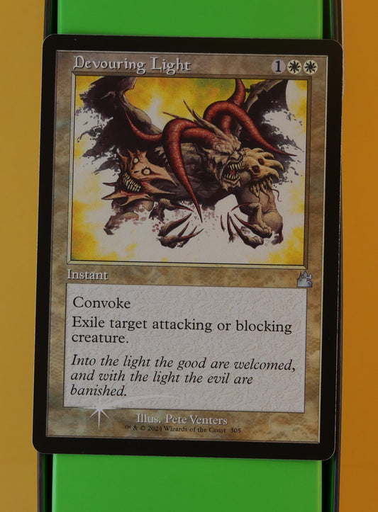 MTG RVR: Devouring Light (Instant) Ravnica Remastered Retro Frame Foil 305