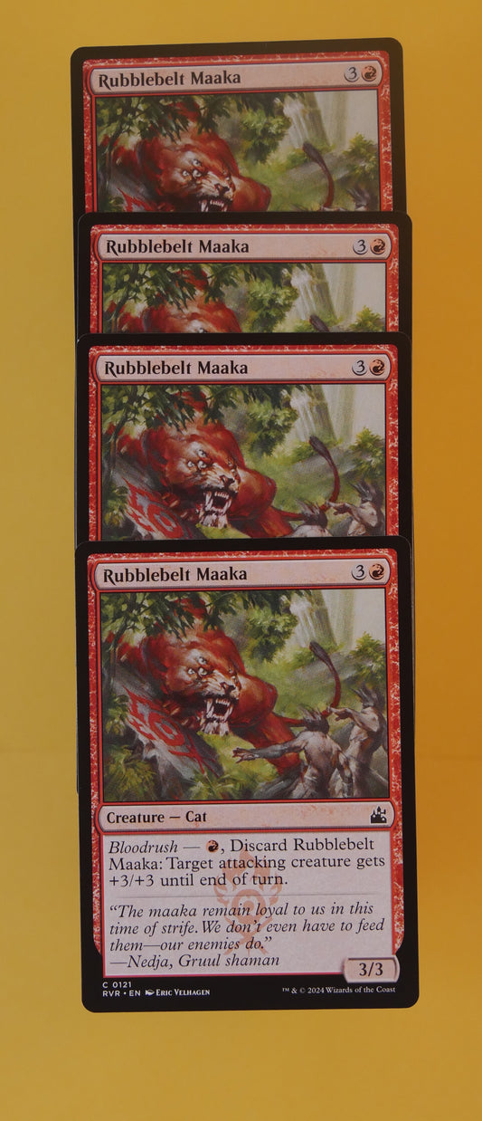 MTG RVR: Rubblebelt Maaka (Creature) Ravnica Remastered Common 0121
