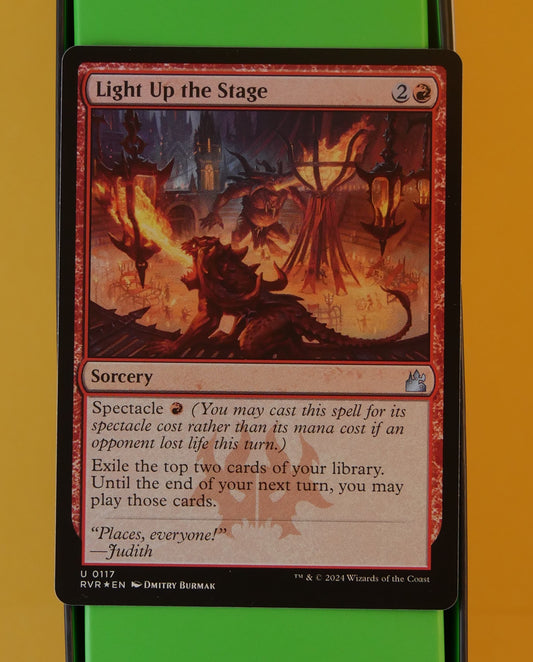MTG RVR: Light up the Stage (Sorcery) Ravnica Remastered Uncommon 0117 Foil