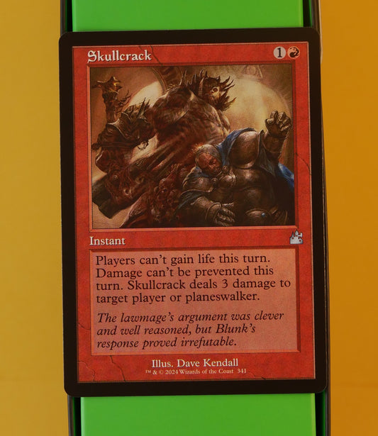 MTG RVR: Skullcrack (Instant) Ravnica Remastered Retro Frame Uncommon 341