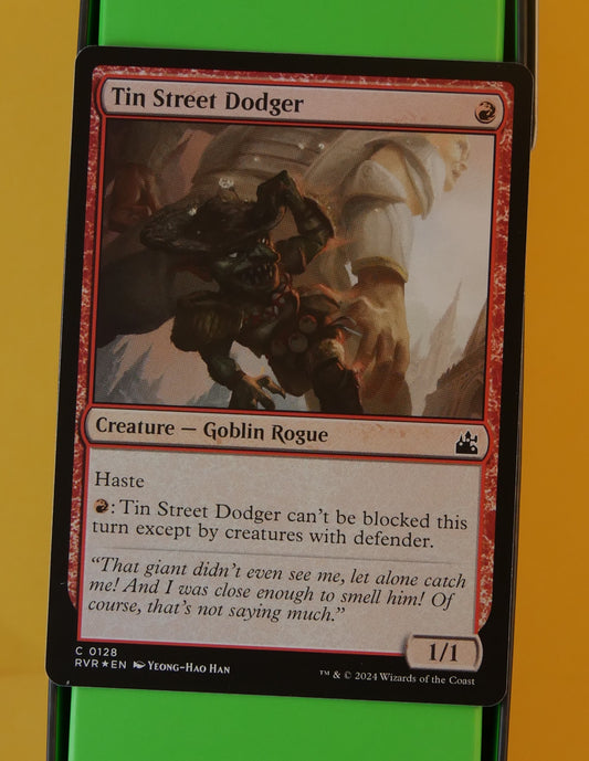MTG RVR: Tin Street Dodger (Creature) Ravnica Remastered Common Foil 0128