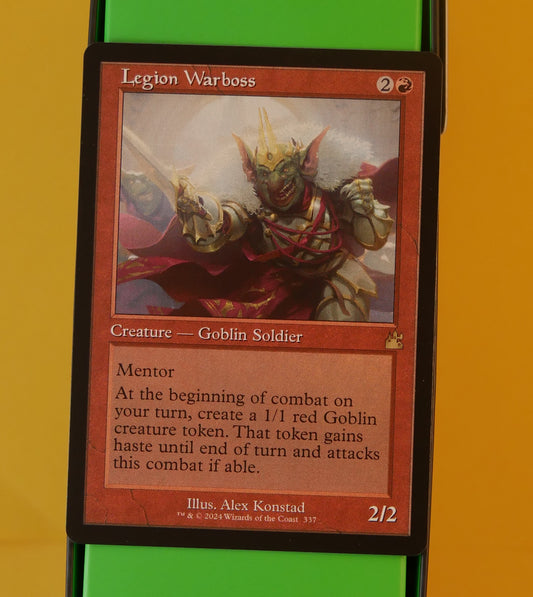 MTG RVR: Legion Warboss (Creature) Ravnica Remastered Retro Frame Rare 337