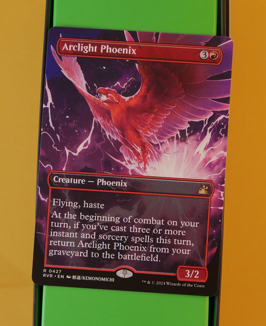 MTG RVR: Arclight Phoenix (Creature) Extended Art Ravnica Remastered Rare 427