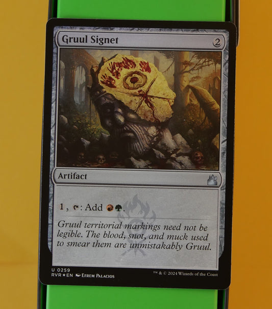 MTG RVR: Gruul Signet (Artifact) Ravnica Remastered Uncommon Foil 0259