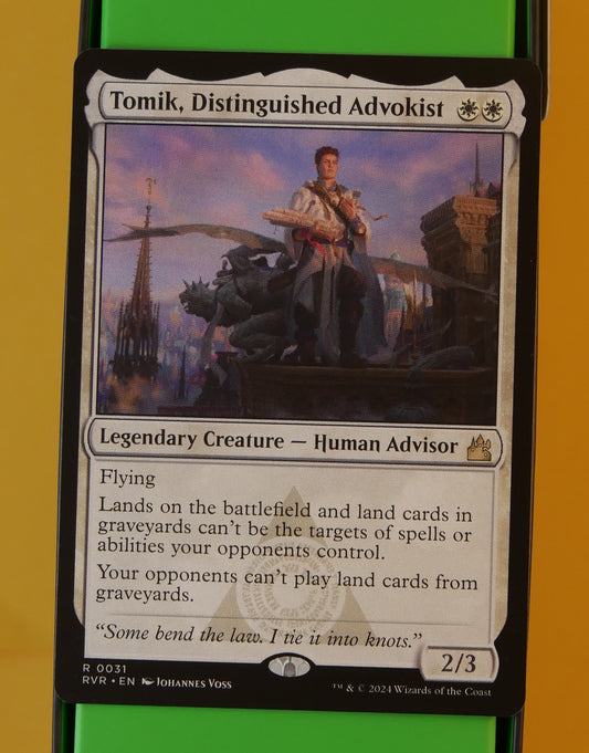 MTG RVR: Tomik, Distinguished Advokist Ravnica Remastered Rare 031