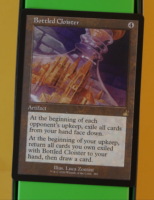 MTG RVR: Bottled Cloister (Artifact) Ravnica Remastered Retro Frame Rare 389