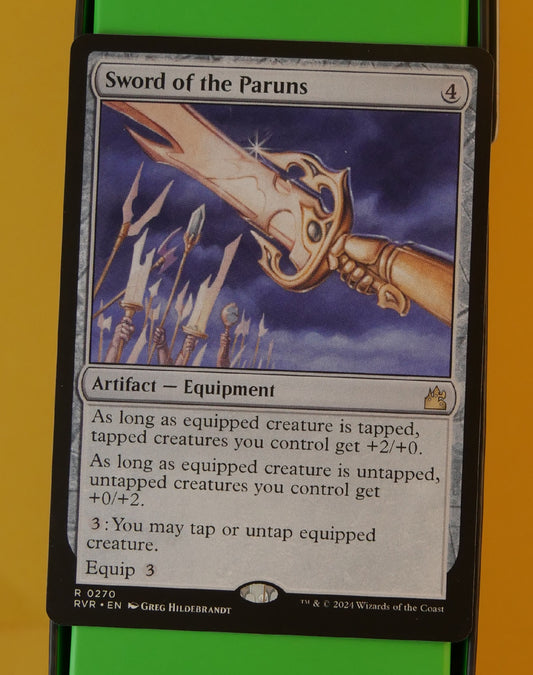 MTG RVR:  Sword of the Paruns (Artifact) Ravnica Remastered Rare 0270
