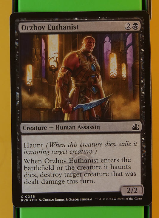 MTG RVR: Orzhov Euthanist (Creature) Ravnica Remastered Common Foil 0088