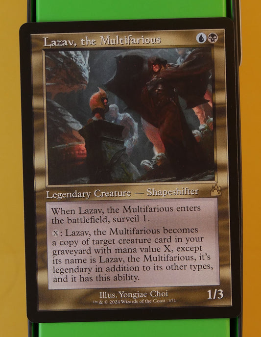 MTG RVR: Lazav, the Multifarious (Creature) Ravnica Remastered Retro Frame Rare 371