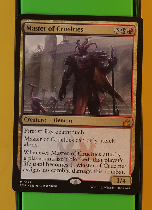 MTG RVR: Master of Cruelties (Creature) Ravnica Remastered Mythic 0198