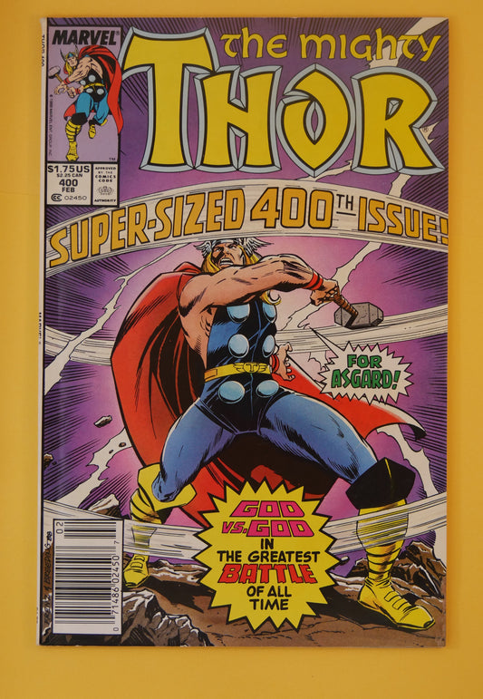 Marvel Comics: The Mighty Thor 400 (Oct 88) Hercules/Loki App. (Copy)
