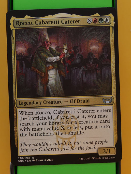 MTG SNC: Rocco, Cabaretti Caterer (Creature) Uncommon 218/281 Foil
