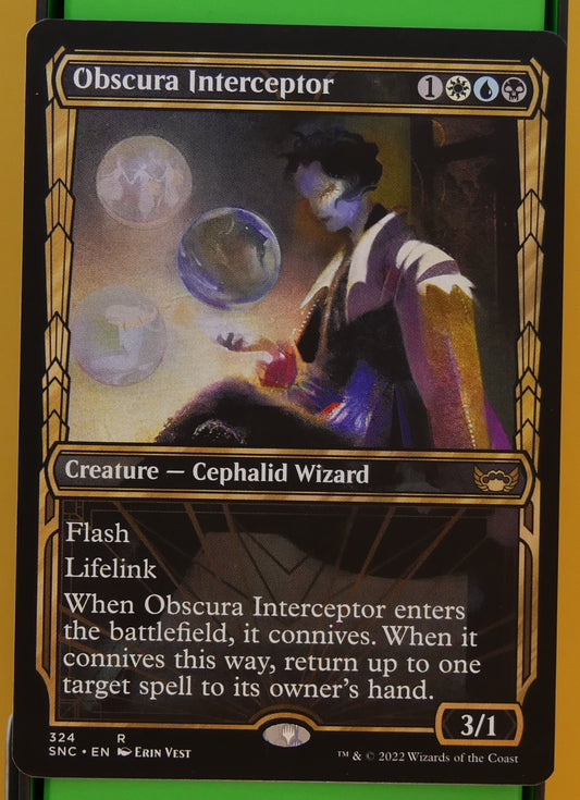 MTG SNC: Obscura Interceptor (Creature) Showcase 324 New Capenna