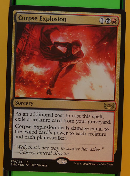 Corpse Explosion SNC 179 MTG sorcery graveyard boardwipe damage card