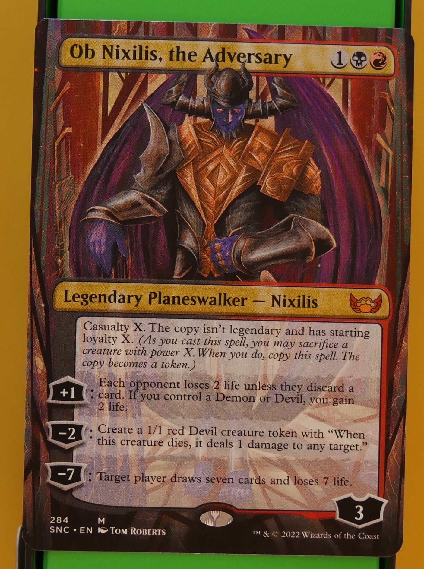 Magic: The Gathering Ob Nixilis, Captive Kingpin card – MTG single