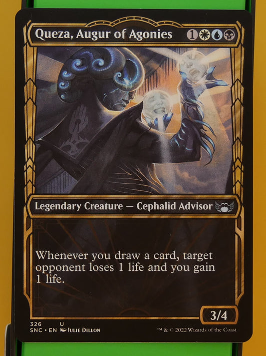 MTG SNC: Queza, Augur of Agonies (Creature) Showcase Uncommon 326 New Capenna