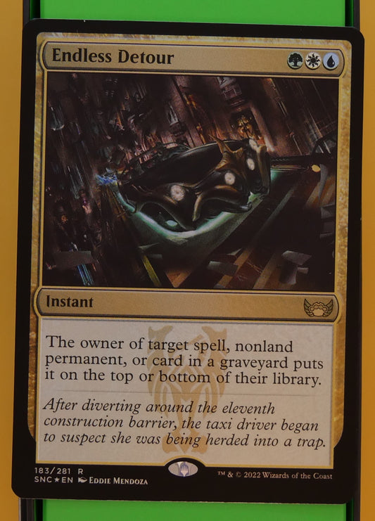 Endless Detour MTG foil instant rare Streets of New Capenna 183