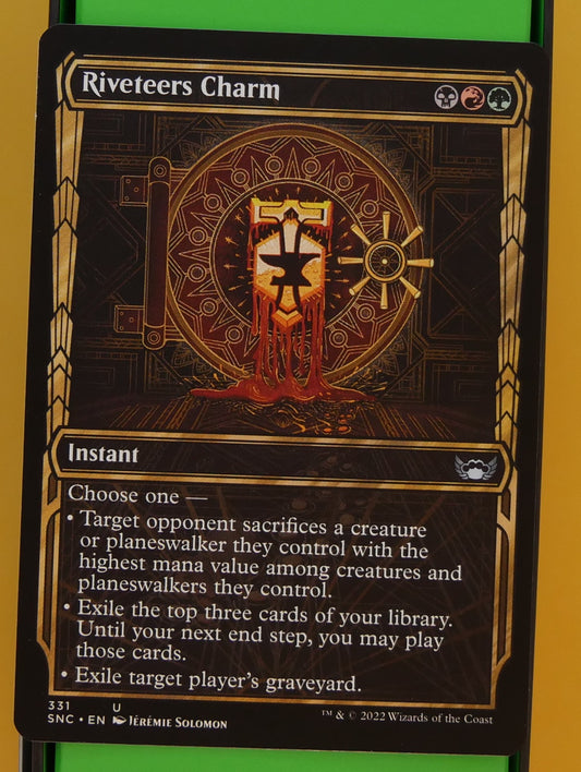 Riveteers Charm Showcase SNC 331 regular finish MTG card