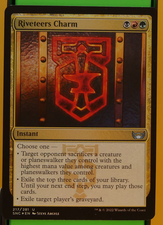 Riveteers Charm foil instant Streets of New Capenna 217