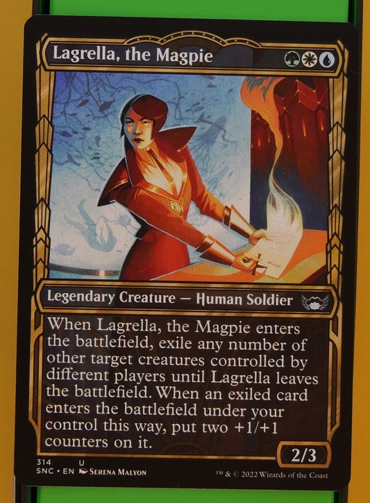 Lagrella the Magpie Streets of New Capenna showcase MTG card 314
