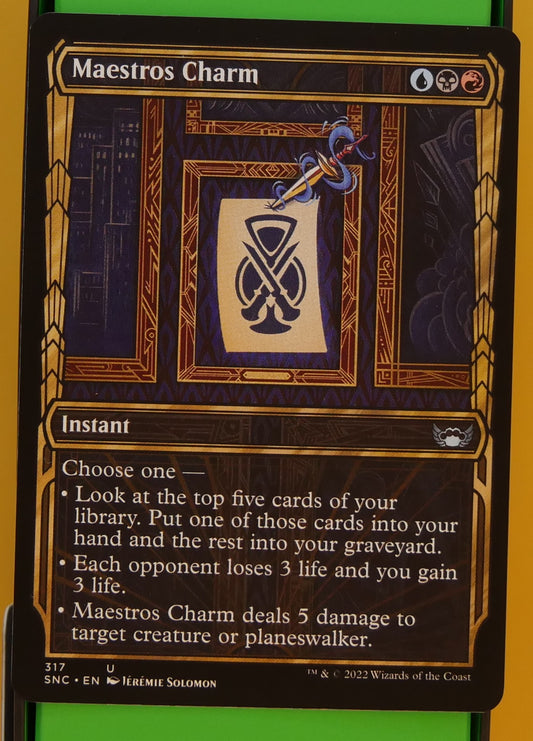 Maestros Charm Showcase SNC 317 regular finish MTG card