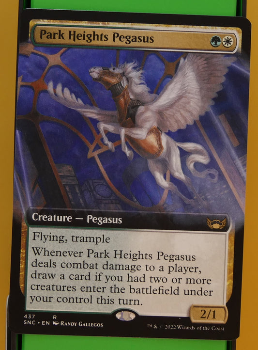 MTG SNC:  Park Heights Pegasus Streets of New Capenna 437 Extended Art