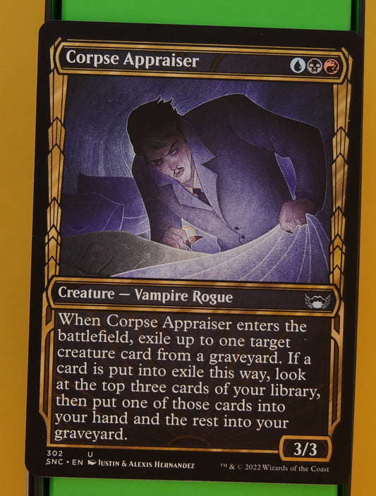 Corpse Appraiser showcase uncommon Creature Vampire Rogue from Streets of New Capenna MTG