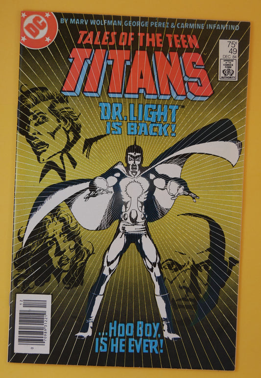 Tales of the Teen Titans #49 (1984) — Newsstand Edition — DC Comics
