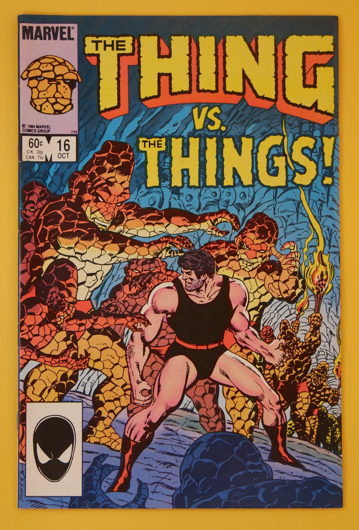 The Thing #16 comic book cover (Marvel Comics 1984)
