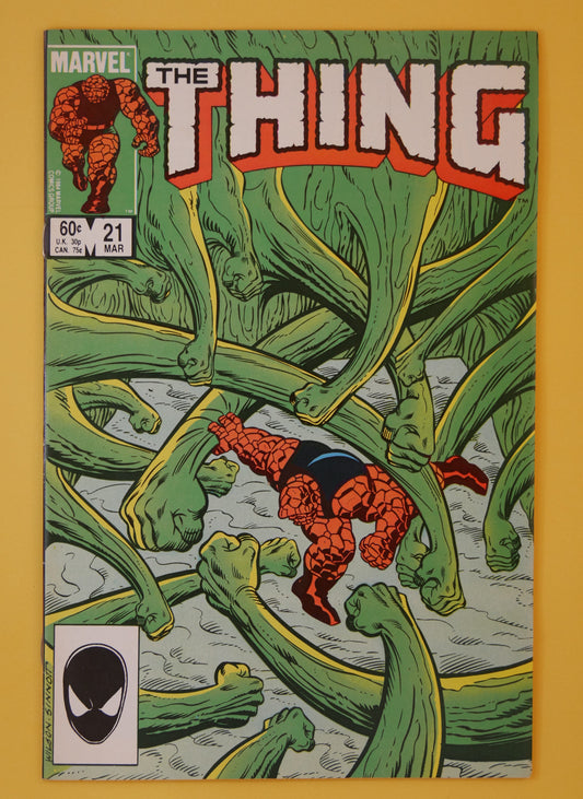 The Thing #21 comic book cover — direct edition (Marvel Comics 1985)
