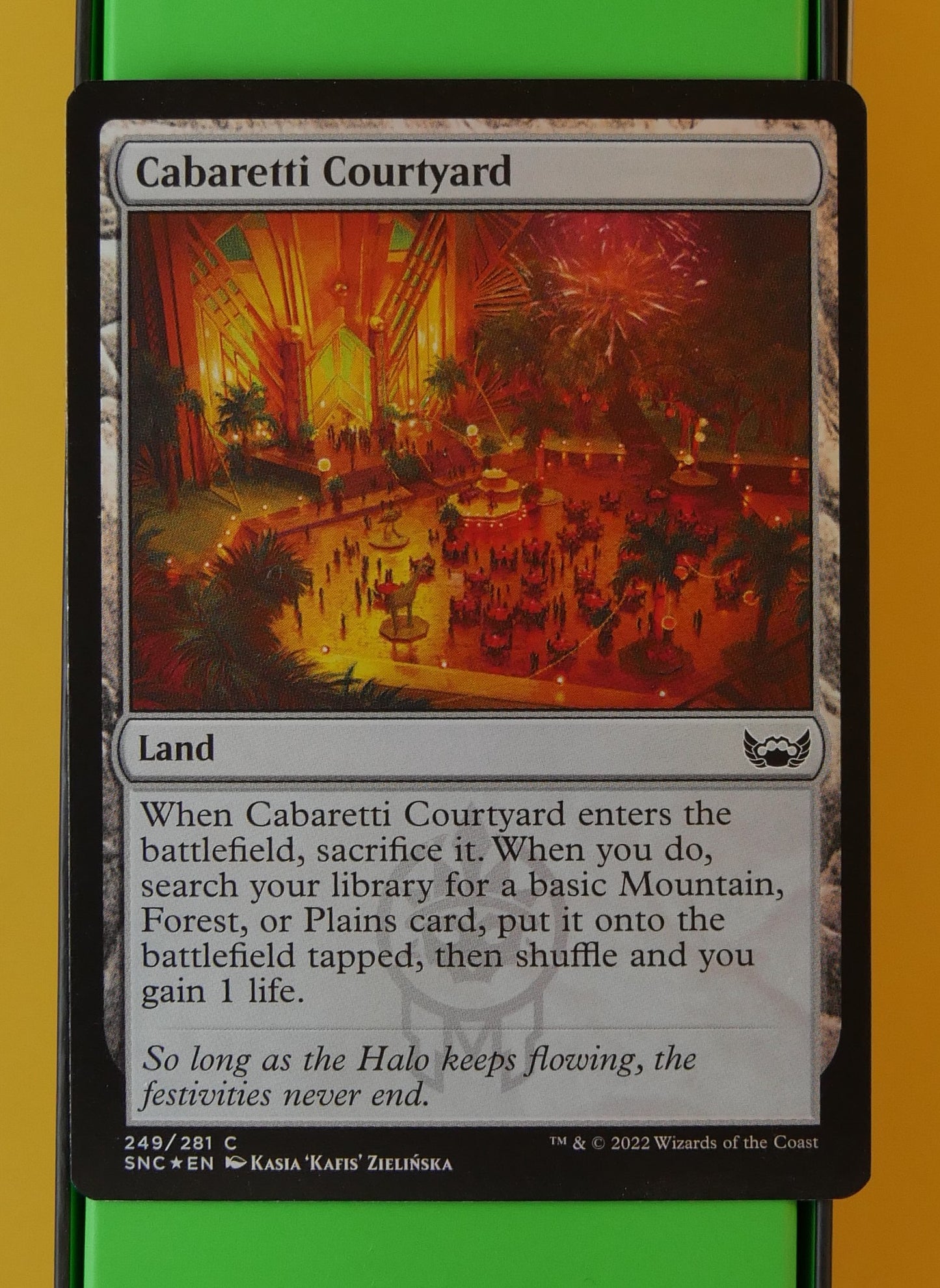 DM Vault Co. — Cabaretti Courtyard Foil #249 — Streets of New Capenna
