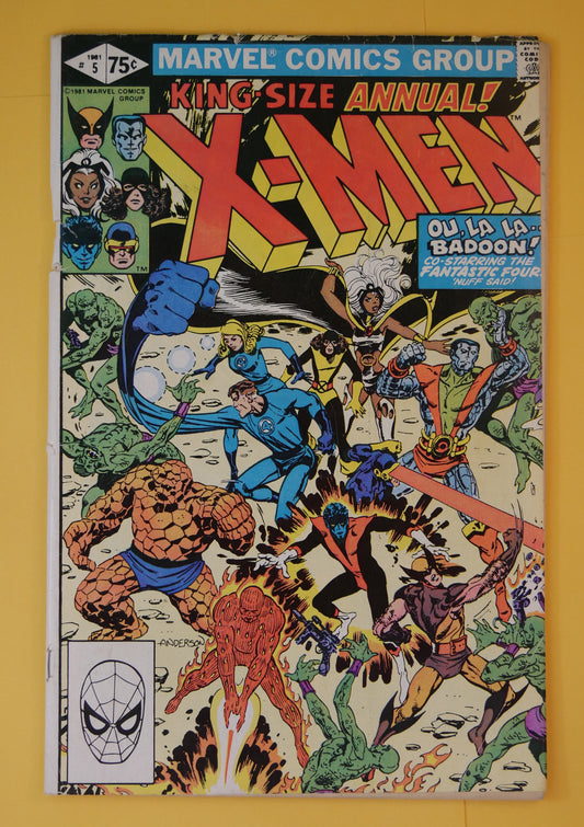 X-Men Annual #5 Direct Edition (1981, Marvel Comics) — DM Vault Co.
