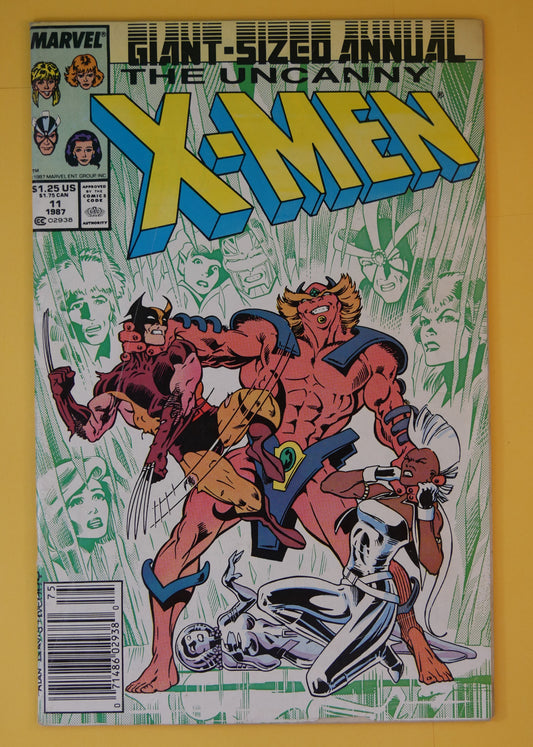 X-Men Annual #11 Newsstand (1987, Marvel Comics) — DM Vault Co.

