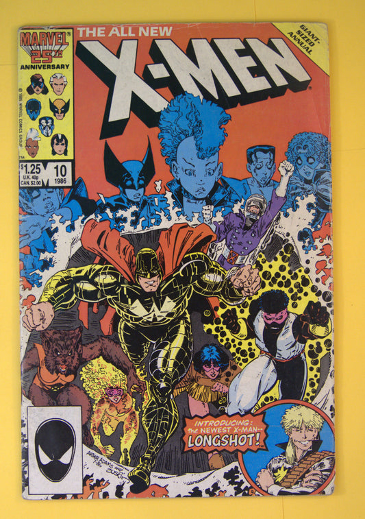 X-Men Annual #10 (1986 Direct Edition, Marvel Comics)